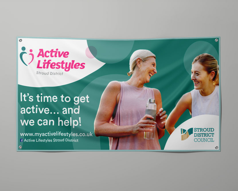 Indoor and outdoor banner design and print