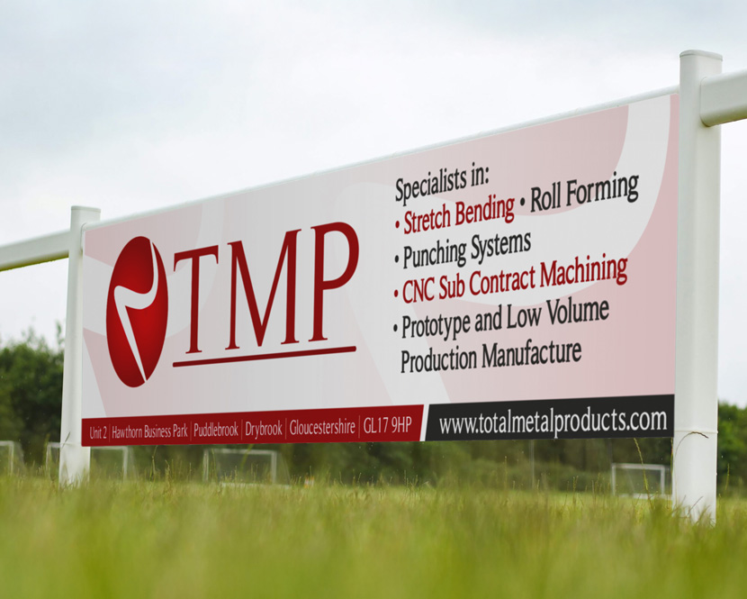 Outdoor signage for TMP